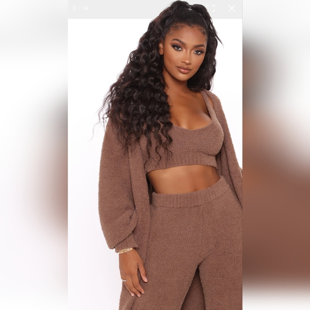 Fashion Nova Cozy 3 piece Set